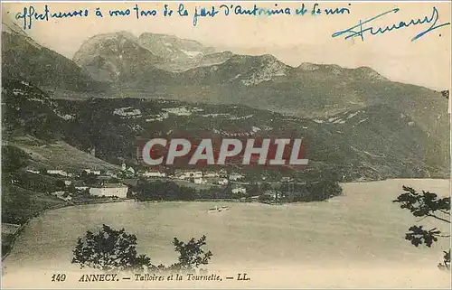 Cartes postales Annecy Talloires et la Tournetie