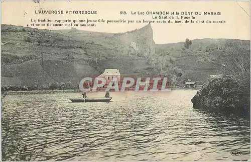 Ansichtskarte AK Le Lac Chambon et la Dent du Marais