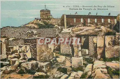 Cartes postales Sommet du Puy de Dome Ruines du Temple de Mercure