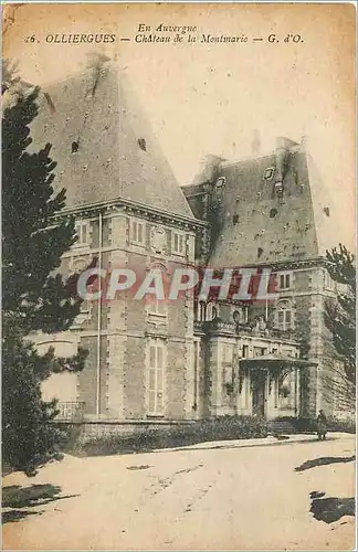 Cartes postales Olliergues Chateau de la Montmarie