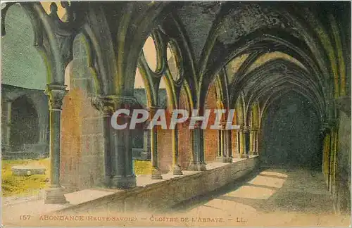 Ansichtskarte AK Abondance Haute Savoie Cloitre de l'Abbaye