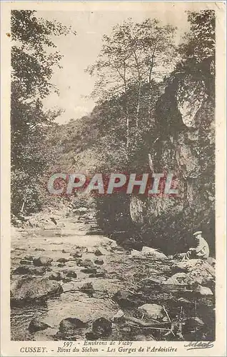 Cartes postales Environs de Vichy Cusset Rives du Sichon Les Gorges de l'Ardoisiere