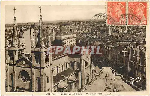 Cartes postales Vichy Eglise Saint Louis Vue generale