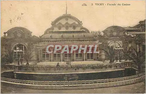 Cartes postales Vichy Facade du Casino