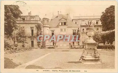 Cartes postales Vichy Hotel Pavillon de Sevigne