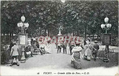 Cartes postales Vichy Grande Allee du Parc