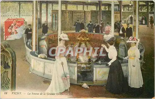 Cartes postales Vichy La Source de la Grande Grille