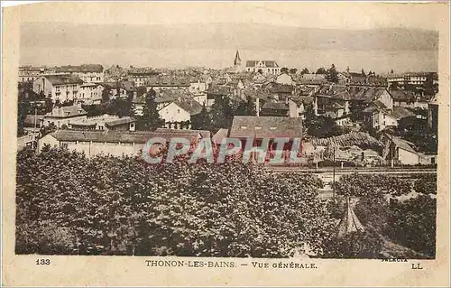 Cartes postales Thonon les Bains Vue Generale