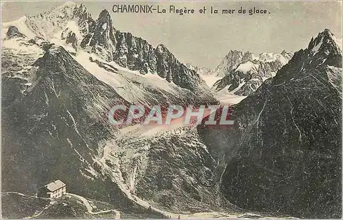 Cartes postales Chamonix La Flegere et la mer de glace