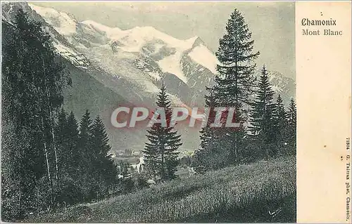 Cartes postales Chamonix Mont Blanc