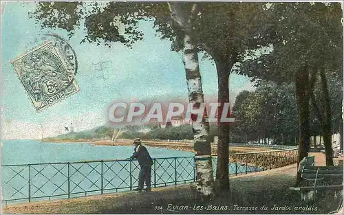 Cartes postales Evian les Bains Terrasse du Jardin anglais