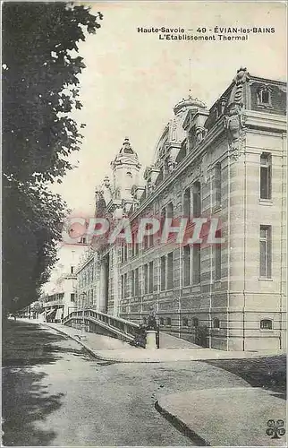 Cartes postales Evian les Bains L'Etablissement Thermal