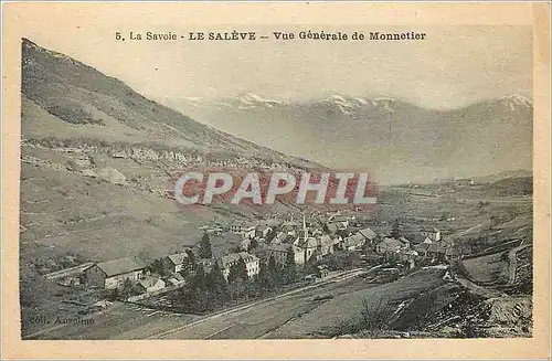 Cartes postales La Savoie Le Saleve Vue Generale de Monnetier