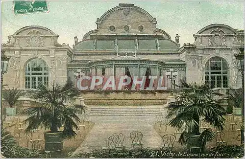 Cartes postales Vichy le Casino vue de Face