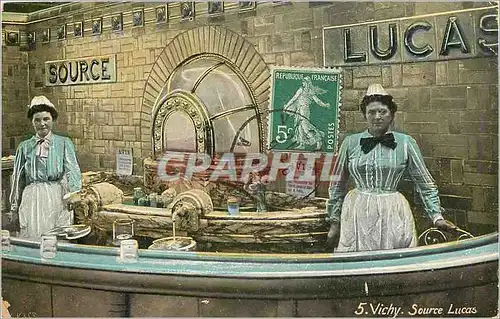 Cartes postales Vichy Source Lucas