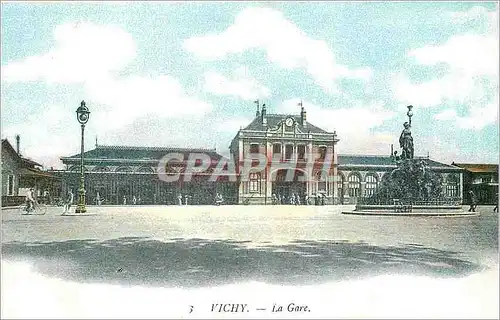 Cartes postales Vichy La Gare