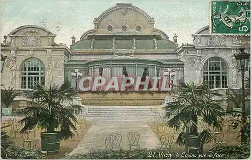 Cartes postales Vichy le Casino vue de face