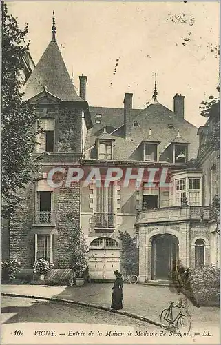 Cartes postales Vichy Entree de la Maison de Madame de Sevigne