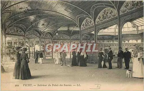 Cartes postales Vichy Interieur du Palais des Sources