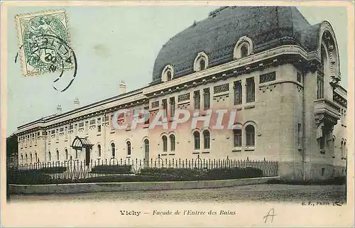 Cartes postales Vichy Facade de l'Entree des Bains