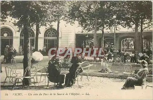 Ansichtskarte AK Vichy Un coin du Parc de la Source de l'Hopital