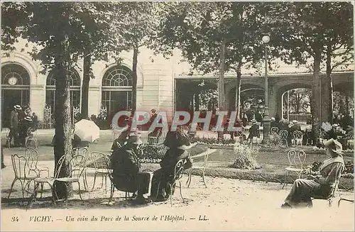 Cartes postales Vichy Un coin du Parc de la Source de l'Hopital