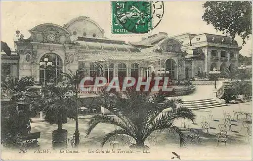 Cartes postales Vichy Le Casino Un coin de la terrasse