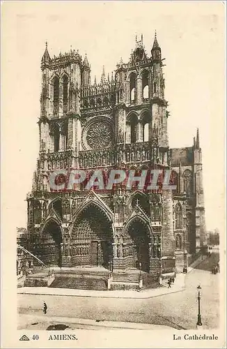 Cartes postales Amiens La Cathedrale