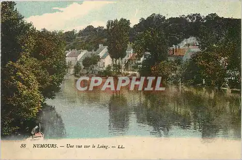 Cartes postales Nemours Une vue sur le Loing