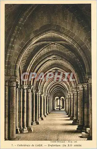 Cartes postales Cathedrale de Laon Triforium