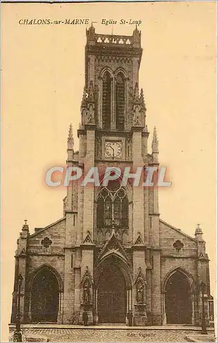 Ansichtskarte AK Chalons sur Marne Eglise St Loup