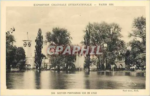 Ansichtskarte AK Paris Section Portugaise vue de l'Ile Exposition coloniale internationale 1931