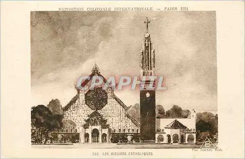 Ansichtskarte AK Paris Les Missions Catholiques  Exposition coloniale internationale 1931