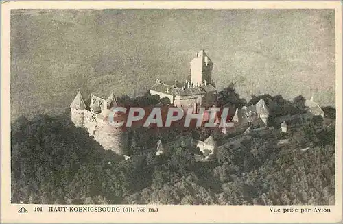 Cartes postales Haut Koenigbourg Vue prise par Avion