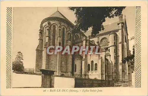 Cartes postales Bar le Duc Meuse Eglise Saint Jean