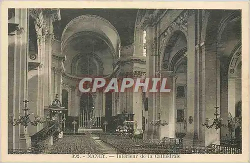Cartes postales Nancy Interieur de la Cathedrale