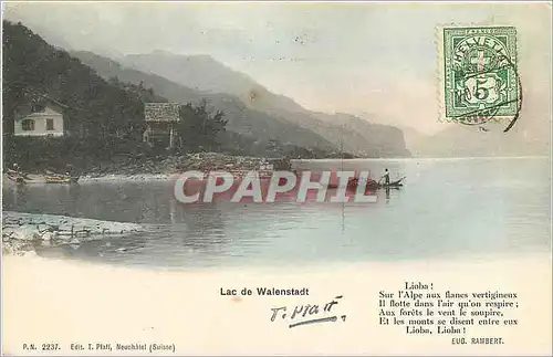 Cartes postales Lac de Walenstadt