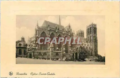 Cartes postales Bruxelles Eglise Sainte Gudule