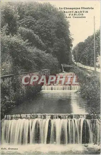 Cartes postales Saint Martin d'Ablois Les Cascades