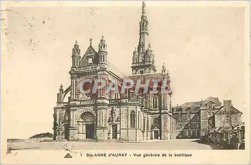Cartes postales Ste Anne d'Auray Vue generale de la Basilique