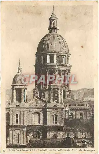 Cartes postales Boulogne sur Mer P de C La Cathedrale ND de Boulogne