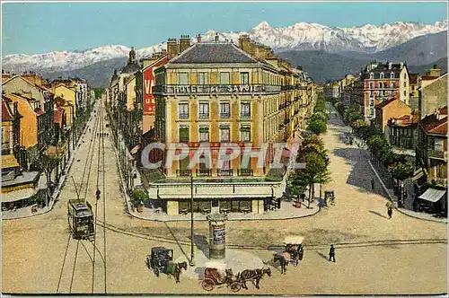 Cartes postales Grenoble Avenues Alsace Lorraine et Felix Viallet