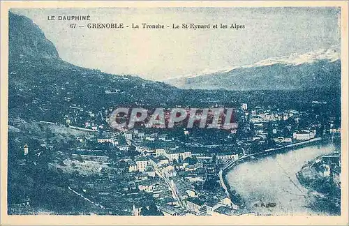 Cartes postales Grenoble La Tronche Le St Eynard et les Alpes