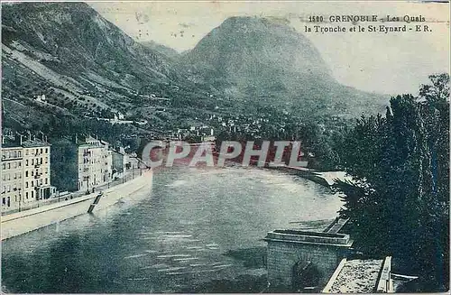 Cartes postales Grenoble Les Quais la Tronche et le St Eynard