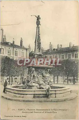 Ansichtskarte AK Nancy Fontaine Monumentale de la Place d'Alliance