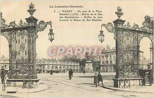 Cartes postales Nancy Un coin de la Place Stanislas