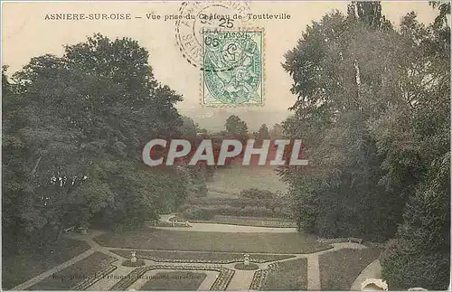 Cartes postales Asniere sur Oise Vue prise du Chateau de Toutteville