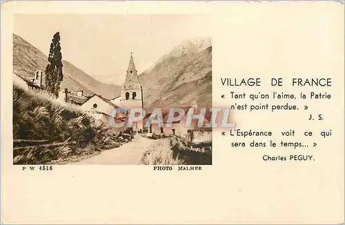 Cartes postales Village de France