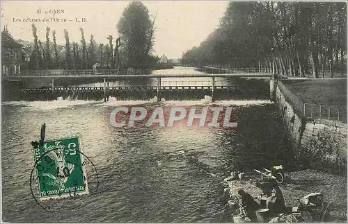 Ansichtskarte AK Caen Les ecluses de l'Orne