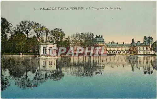 Cartes postales Palais de Fontainebleau L'Etang aux Carpes